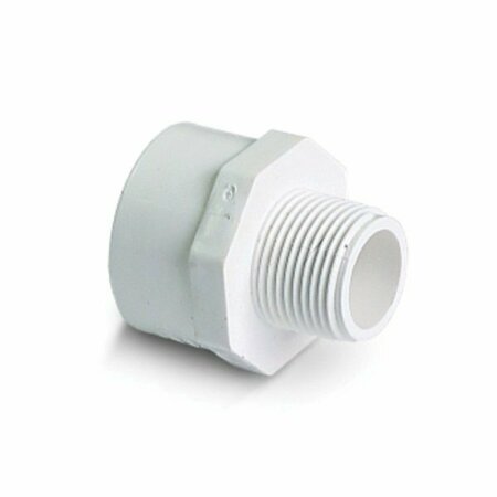 GENOVA PRODUCTS Male Adapter Pressure Fitting PVC 02110  1000HA